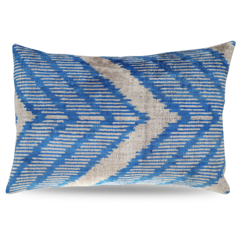  Geometric Throw Pillow, 16" x 24", Rectangular