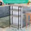 Adrash 87.7cm H x 42.2cm W Utility Cart with Wheels-1443764021