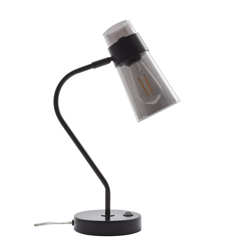 Jamarion Metal Arched Lamp, Dark Bronze
