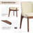 Bason Upholstered Faux Leather Dining Chairs (Set of 4)-116530375-112912425