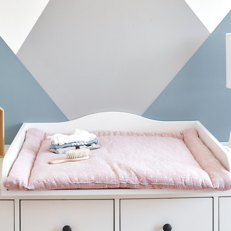 Cotton Changing Mat, 60 x 70cm, Pink