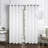 Parkwoods Floral Leaves Window Curtain Set-581575052