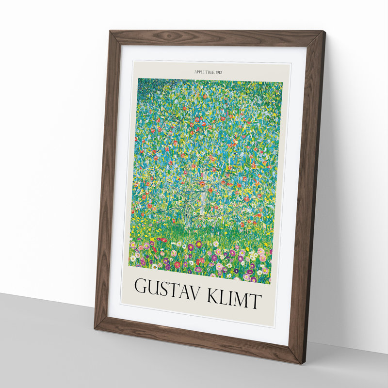 Apple Tree by Gustav Klimt - Framed Print, Walnut, 65cm H x 48cm W x 2cm D