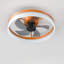 Ventilateur de plafond fermé à profil bas avec lumière 19,7 pouces Fydry-388880136-398456487