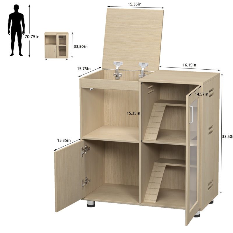 Cage Hamster Living, Teck