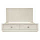 Oakes Solid Wood Panel Storage Bed