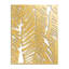 Décoration tropicale à motif de feuilles tropicales, décoration murale abstraite moderne, décoration murale en métal-124839625-124839624