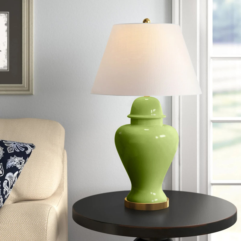 Lampe de table standard 33 ", Vert