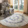 Annette Oriental Ivory/Blue Area Rug