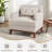 31'' Wide Upholstered Armchair With Pillow-1288304414
