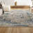 Rosalia Cottage Medallion Navy/Beige Rug-573250251