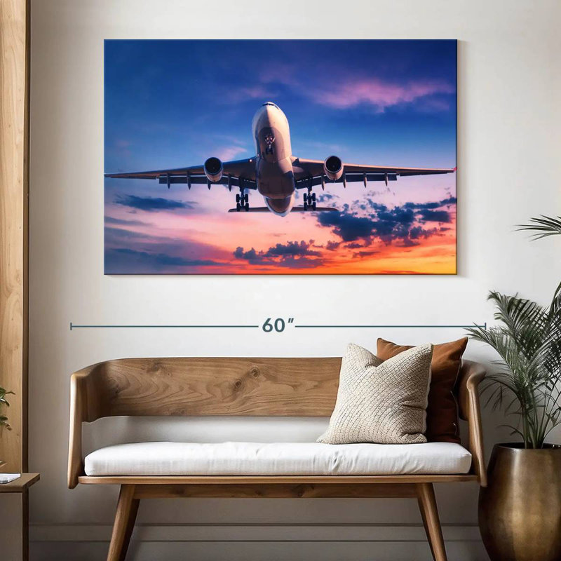 Avion Mehar Sunset, H 34 po x l 51 po
