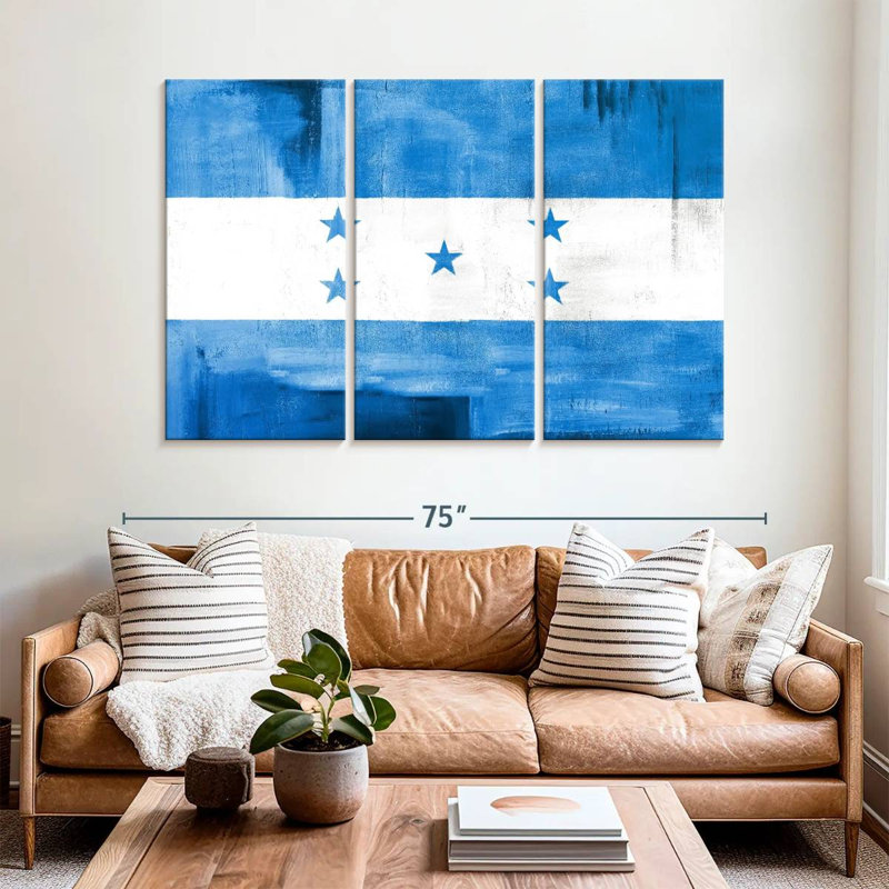 Borges Honduras, 42" H x 65" W