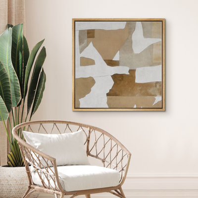 Reproduction d'art sur toile encadrée moderne