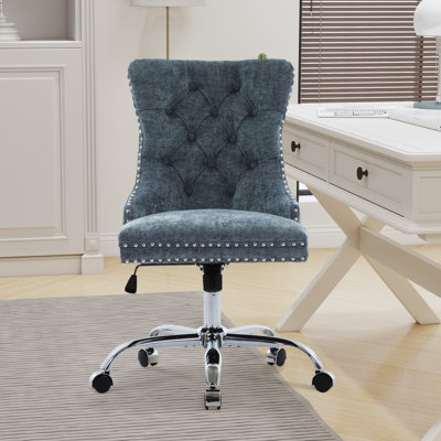 Chaise de bureau en chenille