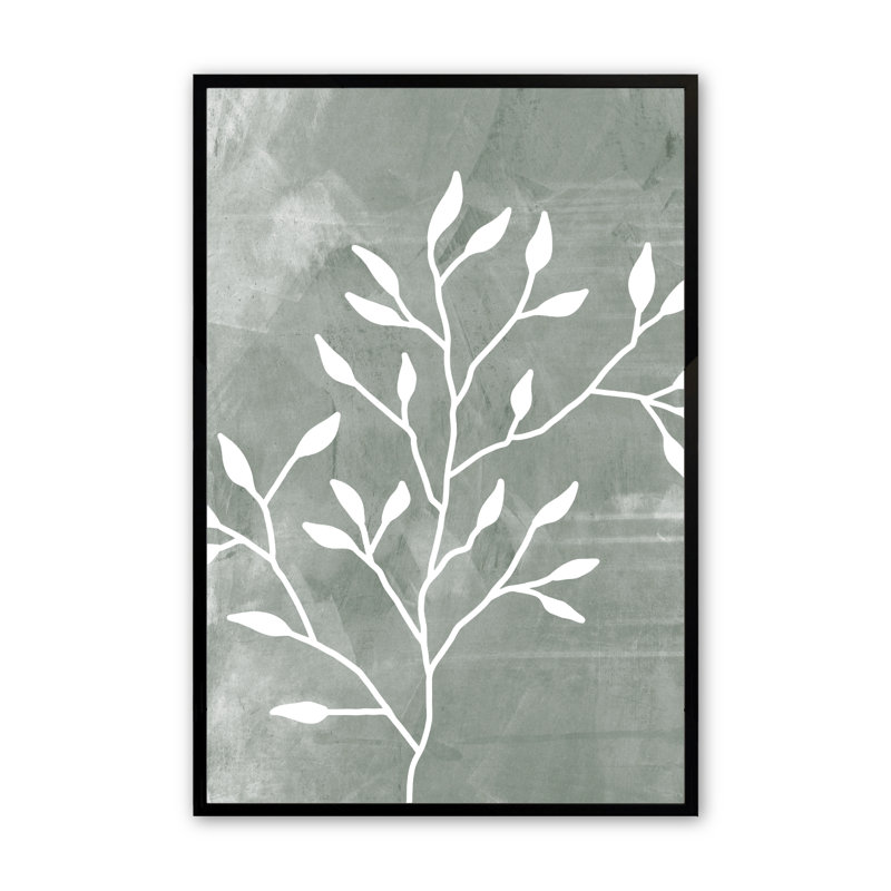 Botanical Ballet II, reproduction d'art encadrée, Noir satiné, H 25,5 po x l 19,5 po x P 1 po