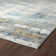 C Abstract Area Rug in Grey
