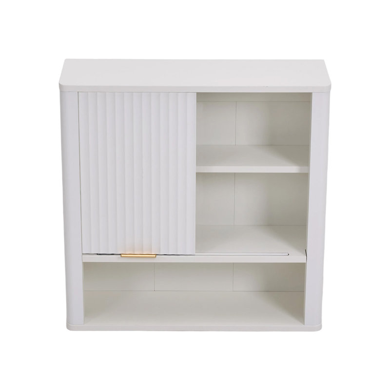 Wall Mounted Required Bathroom Cabinet, White