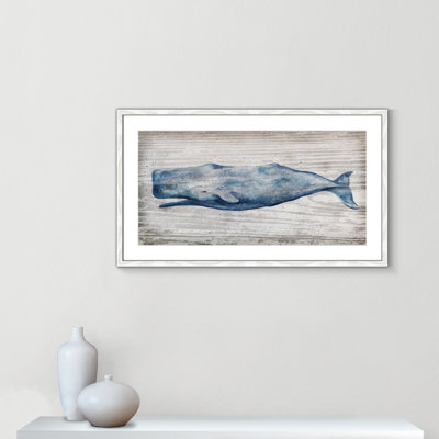 Brannen Blue Whale - Picture Frame Print