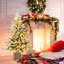 Arbre de Noël artificiel enneigé 4 pi avec branches en PVC