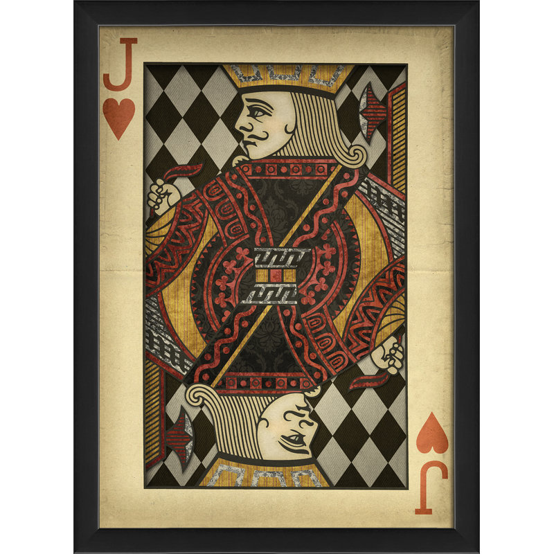 « jack of hearts », impression encadrée