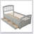 Platform Storage Bed Solid Wood Bed with 6 Drawers