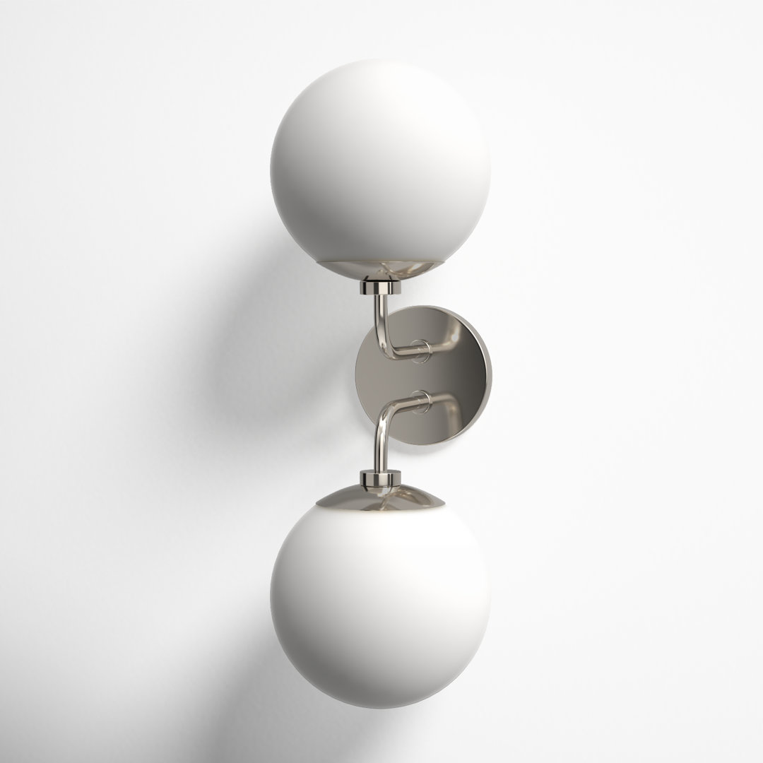 Luna Steel Armed Sconce AllModern 