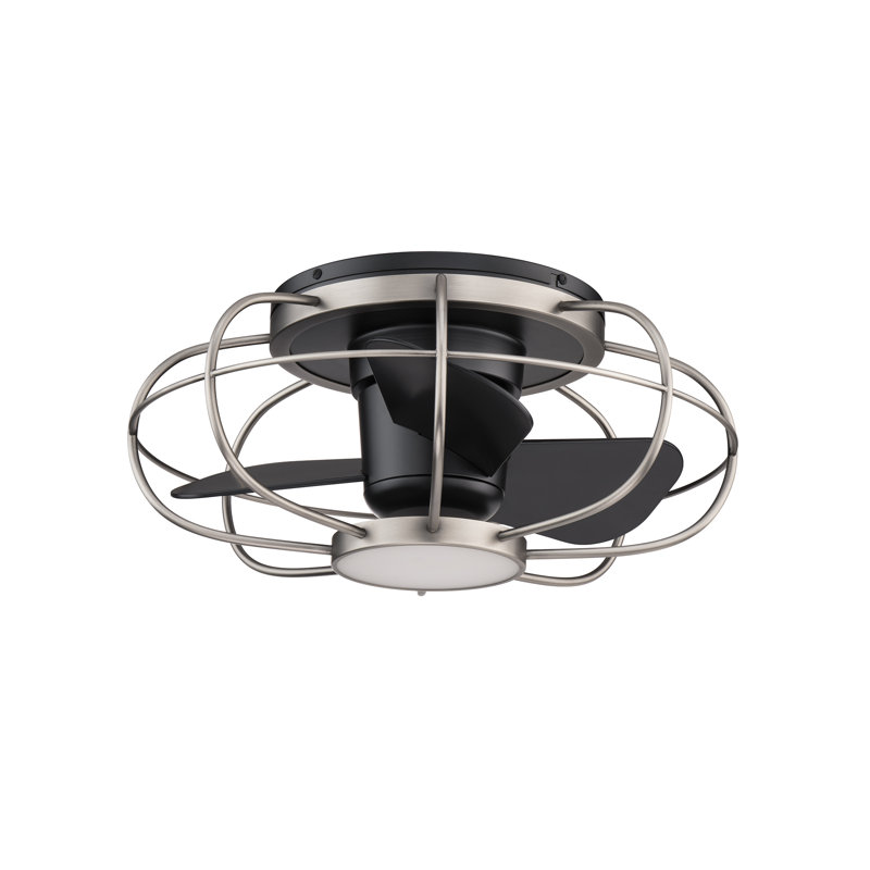 22'' Ceiling Fan with LED Lights, Sliver