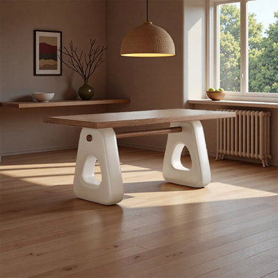 Table de salle à manger de luxe moderne, simple et légère