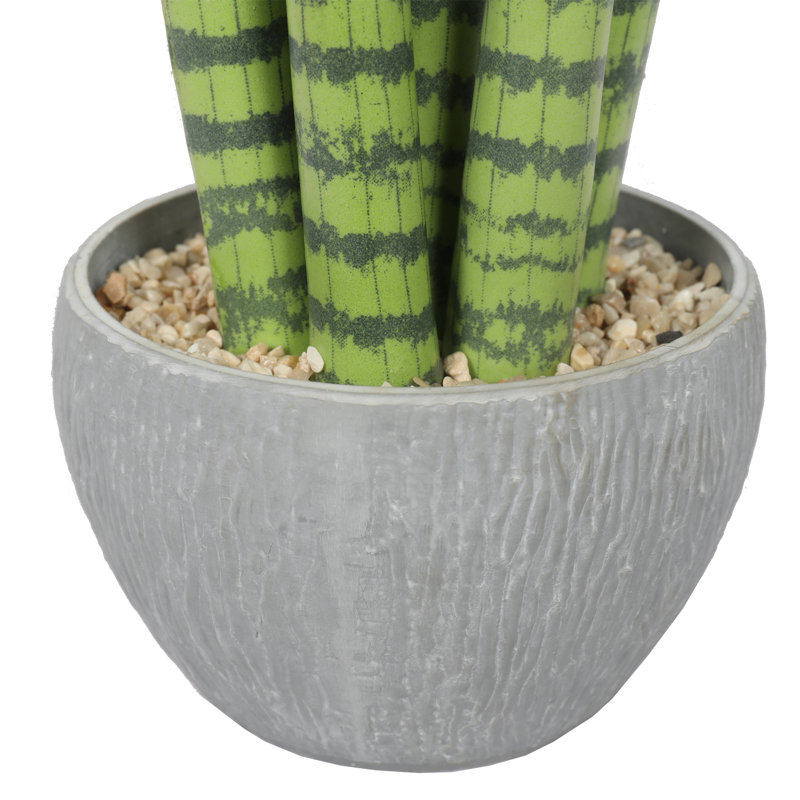 Plante grasse artificielle 10,5 po en pot