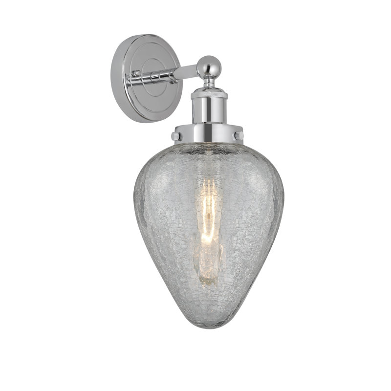 Carbonville Armed Sconce, Polished Chrome