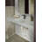 Dravyn Frosted Stravine Interlocking 11 in. x 12 in. Glass Stone Blend Mosaic Wall Tile