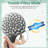 Dual Shower Head With Handheld Combo,8.6 Inch Rainfall Showerhead,6 Settings Hand Held Shower Heads With Hose (Matte Black)