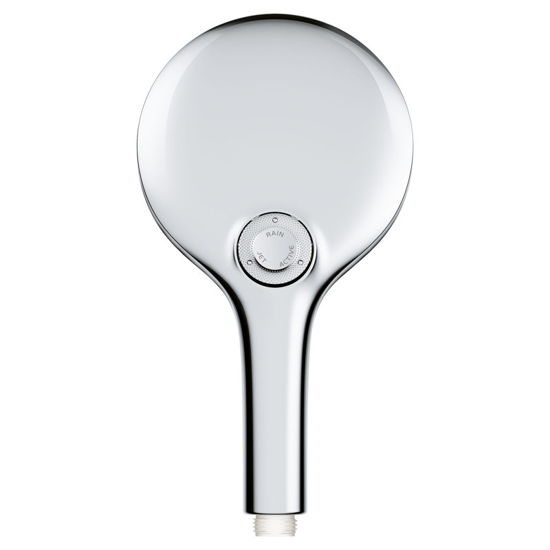 GROHE Rainshower 3-Setting Handheld Shower Head, Rain Jet Settings, 1.75 GPM, StarLight Chrome