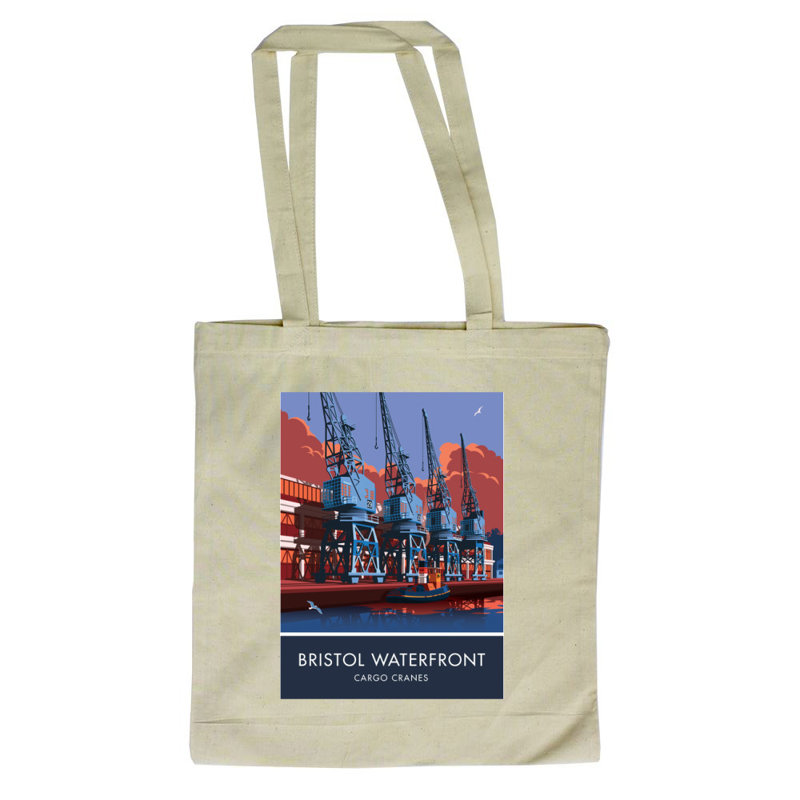 Waterfront Cranes in Bristol Tote Bag