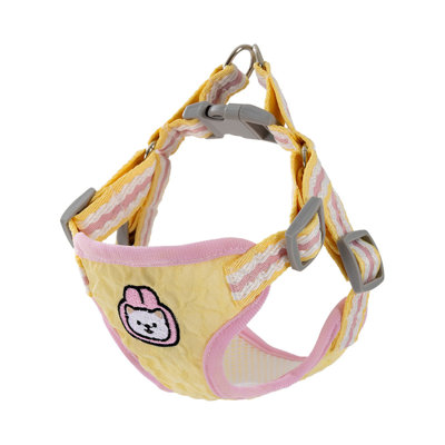 Nylon harness leash Pet Strap And Leash Set Breathable Mesh Vests With Adjustable Straps Suitable For Small And Medium Cats And Dog Sweighing 1-6 Pounds