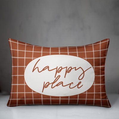 Plaid Outdoor Reversible Throw Pillow