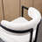Modern Upholstered Hollow Stool With Armrests And Footrests, Barrel Stools-1574218024-1574218023