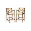 Chaises d'extérieur en bois avec tabourets de patio Perla-385648833-385648839