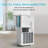 COWSAR 8000 BTU Portable Air Conditioner with Dehumidifier & Fan for 350 Square Feet with Remote,Timer,Automatic Defrosting