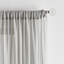 Paire de rideaux transparents avec passe-tringle Glacier-45372690-45372687