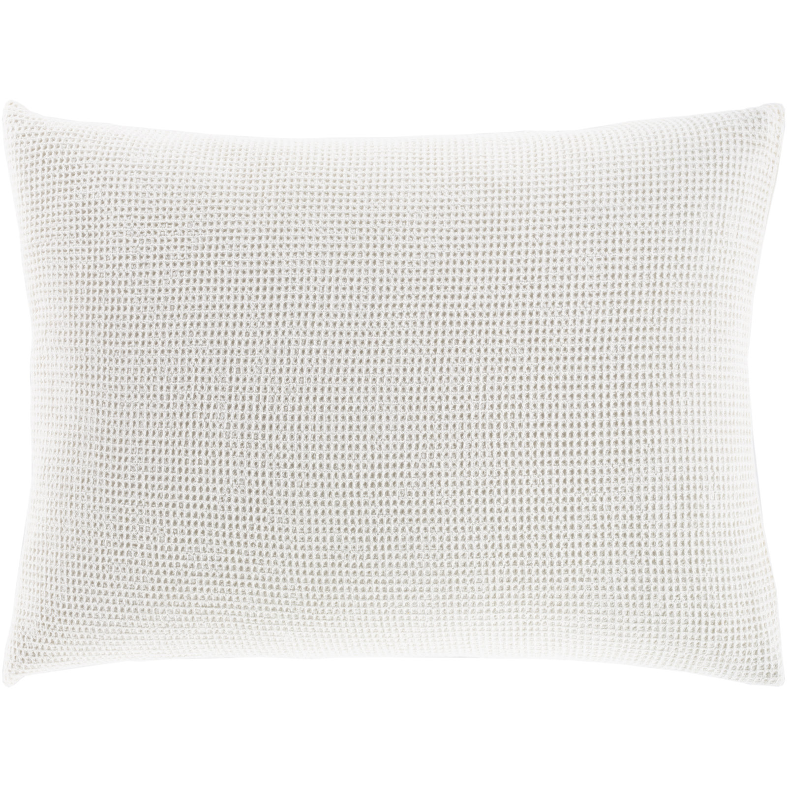 Kappa Cotton Waffle Duvet Cover Set, King Duvet Cover + 2 King Shams, White