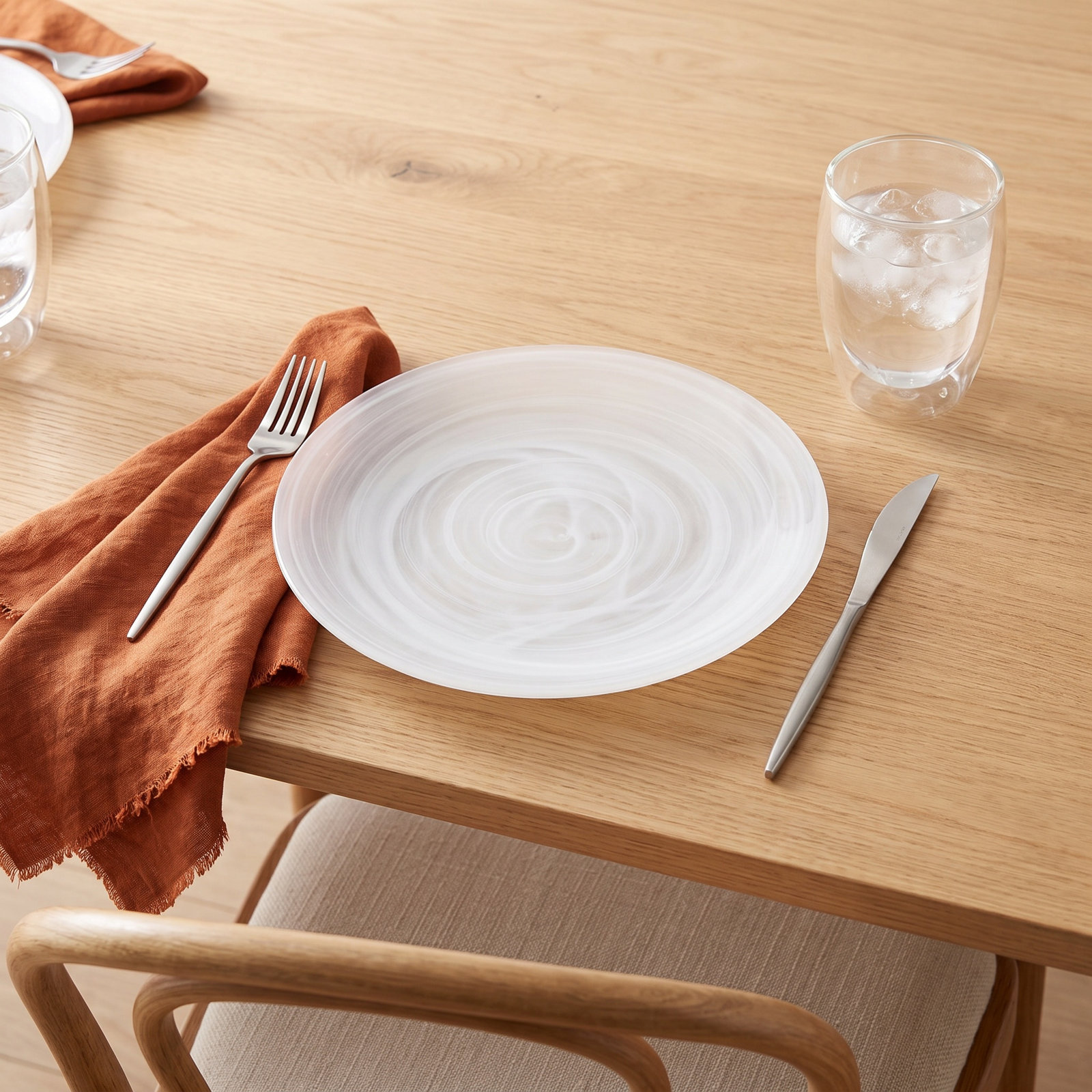 La Jolla 8" Salad Plate, White