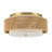 3-Light Natural Rattan Drum Flush Mount-1909505701