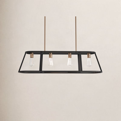 Brielle 4 Light Steel Dimmable Pendant