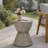 Outdoor Concrete Side Table,MGO End Table