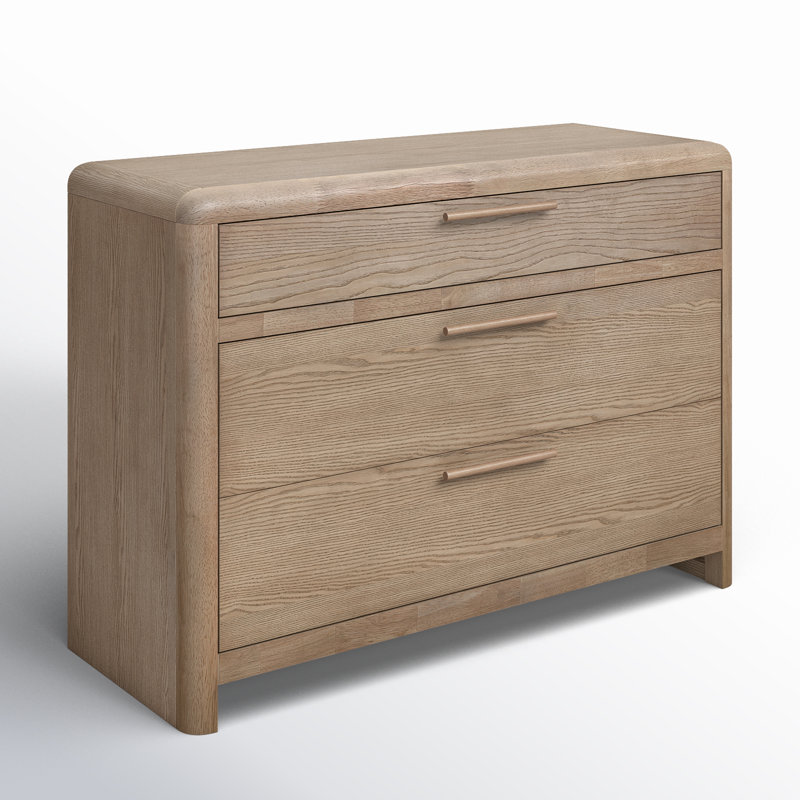 Furano Three Drawer Wood Bachelor Chest