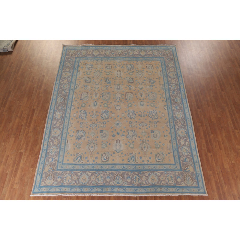 Tapis traditionnel délavé All-Over 10 x 13