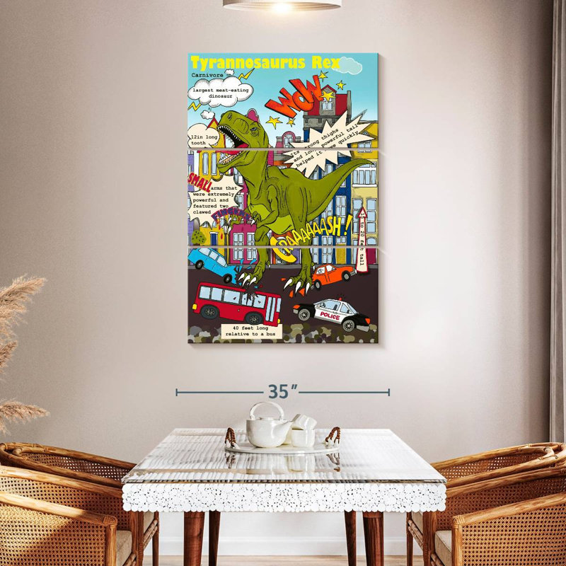 Brampt T-Rex, 50" H x 32" W