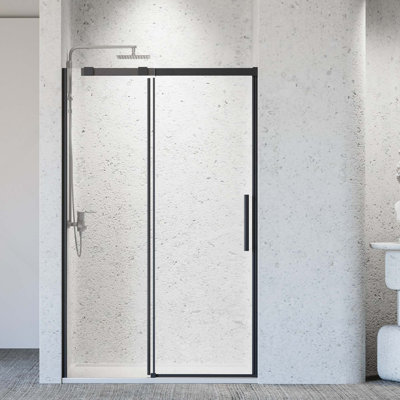 8mm SGCC Tempered Glass Doors Frameless Single Sliding Shower Doors